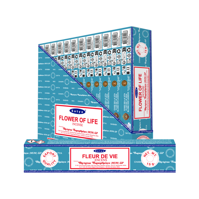 Incenso Satya Flor da Vida 15g