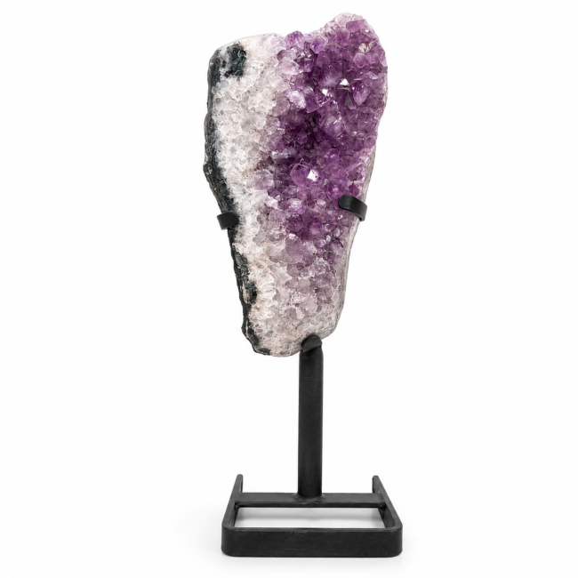 Geodo de ametista brasileira A sobre base, 7,2 kg