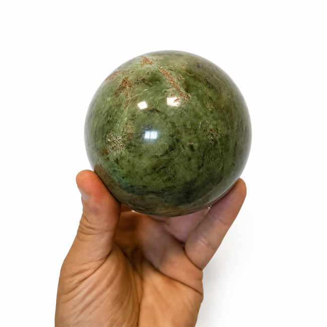 incenso em Esfera serpentina polida 1,040 kg