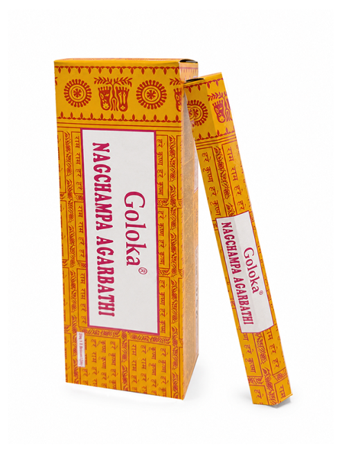 incenso em Incenso Goloka Nag Champa Masala Hexa 20g