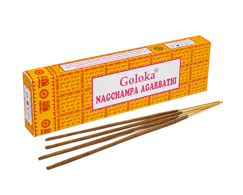 incenso em Incenso Goloka Nag Champa Masala 100g
