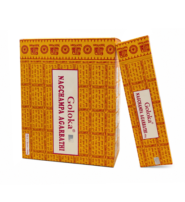 incenso em Incenso Goloka Nag Champa Masala 40g
