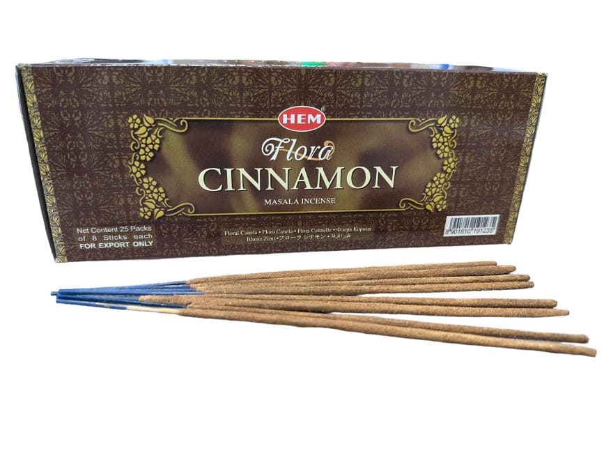 incenso em HEM Canela Flora Massala 8 bts