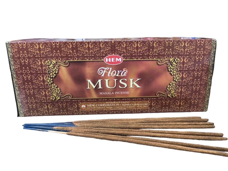 incenso em Hem Musk Flora Massala 8 bts