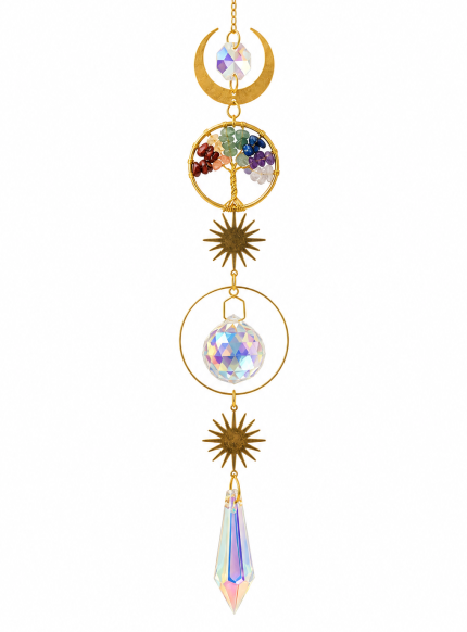 incenso em Apanhador de Sol Árvore da Vida 7 Chakras