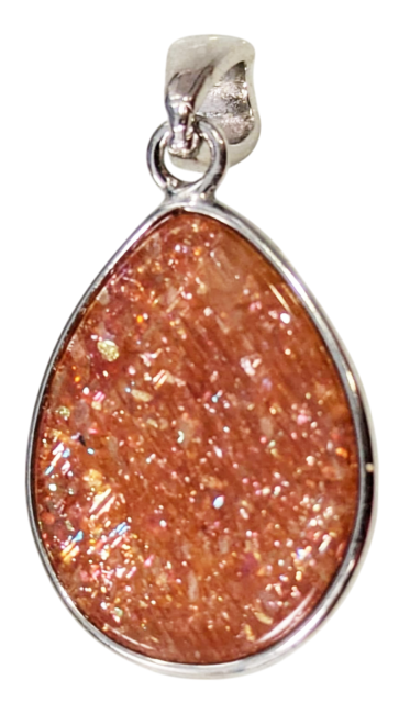 incenso em Pingente de Prata 925 Sunstone AAA 1,36g|pt
