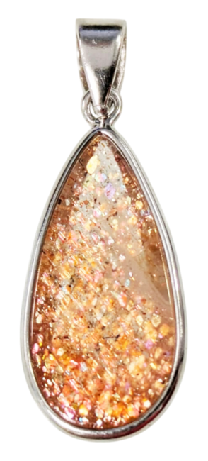 incenso em Pingente de Prata 925 Sunstone AAA 1,36g|pt