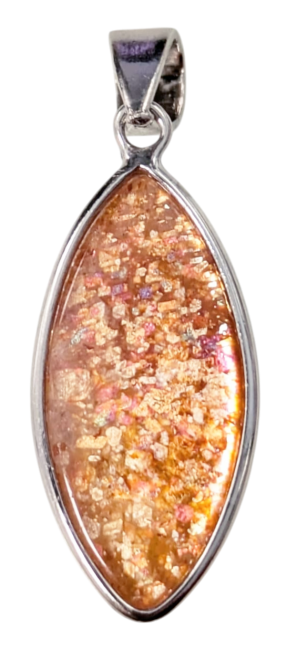 incenso em Pingente de Prata 925 Sunstone AAA 1,46g|pt