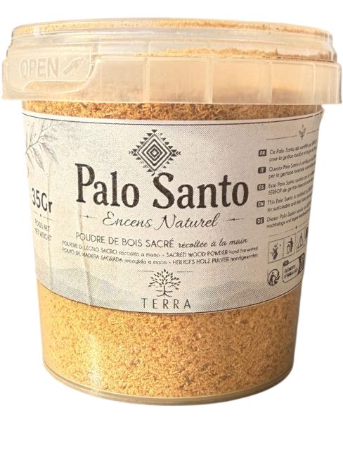 incenso em Pó de Palo Santo Peruano 35g