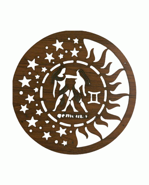 Painel magnético de madeira Gemini Astro de 18 cm para HMD999