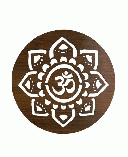 Placa magnética de madeira Om Sun 18cm para HMD999
