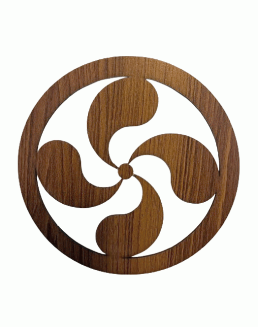 Placa magnética com cruz basca de 18 cm para HMD999