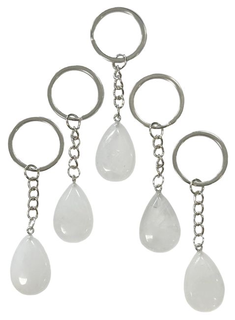 incenso em Chaveiro Gota Cristal de Rocha A 30mm x 5
