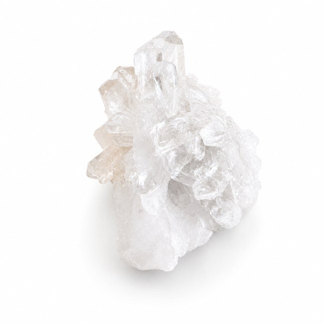 drusa de cristal de rocha 1,037 kg