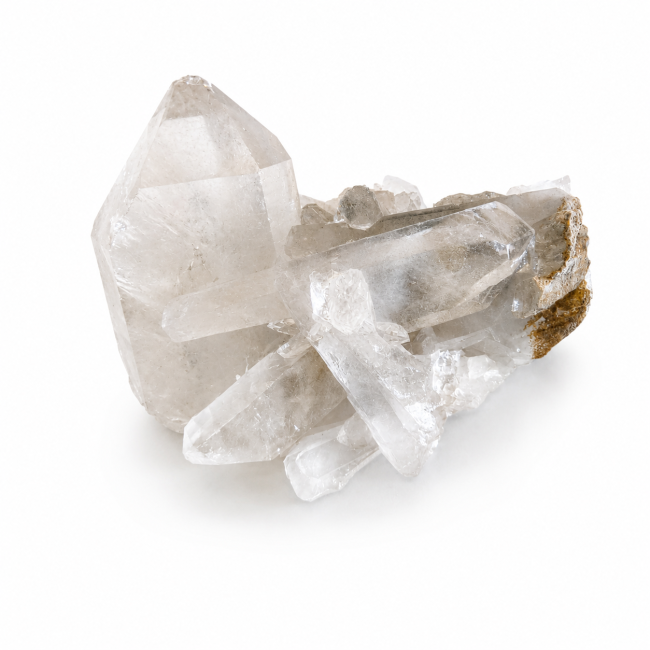 drusa de cristal de rocha 1,421 kg