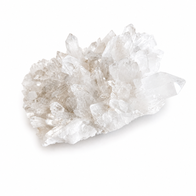 drusa de cristal de rocha 1,541 kg