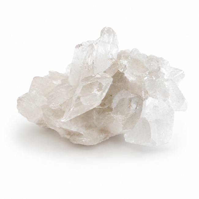 drusa de cristal de rocha 0,213 kg