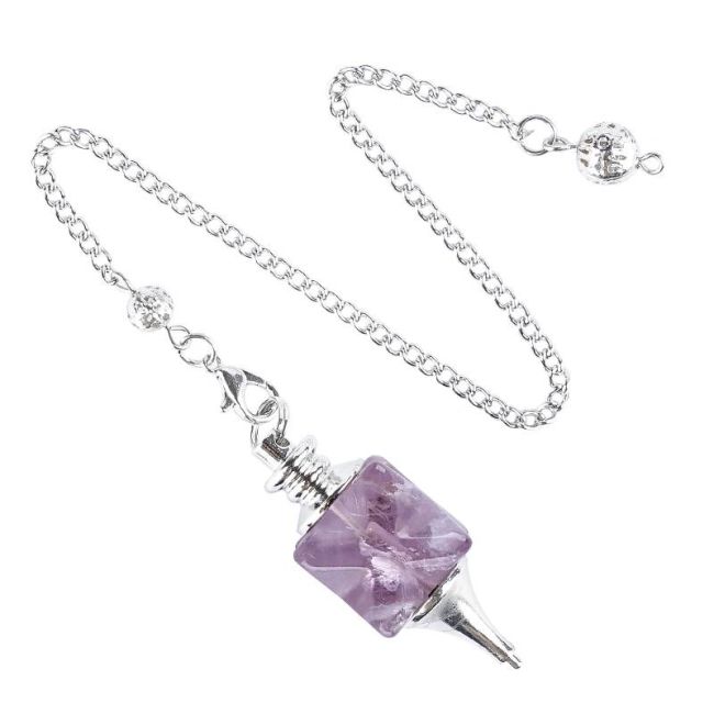 incenso em Pêndulo de adivinhação Merkaba Ametista