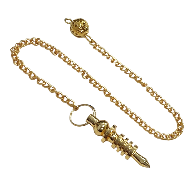Pêndulo em metal dourado 4cm