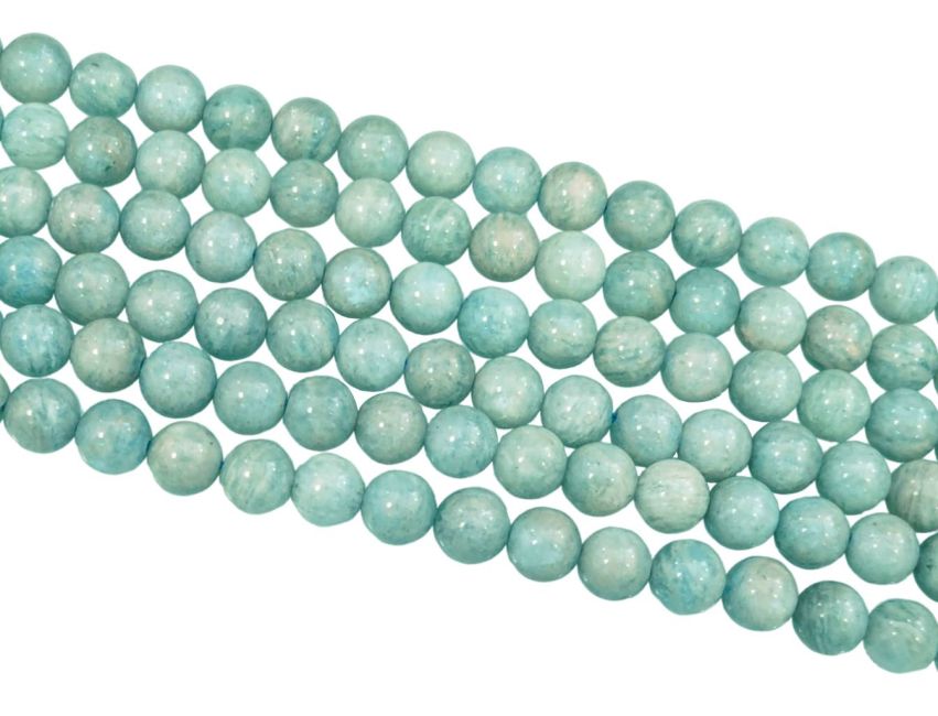 Amazonite Peru A contas 6mm em arame 40cm