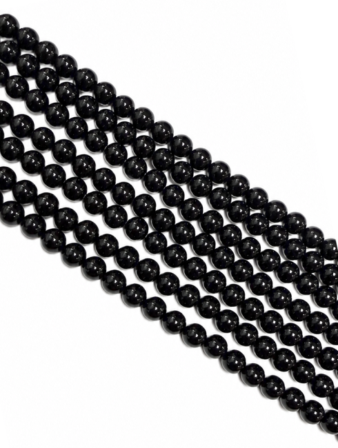 incenso em Onyx A pérolas 6mm em arame 40cm