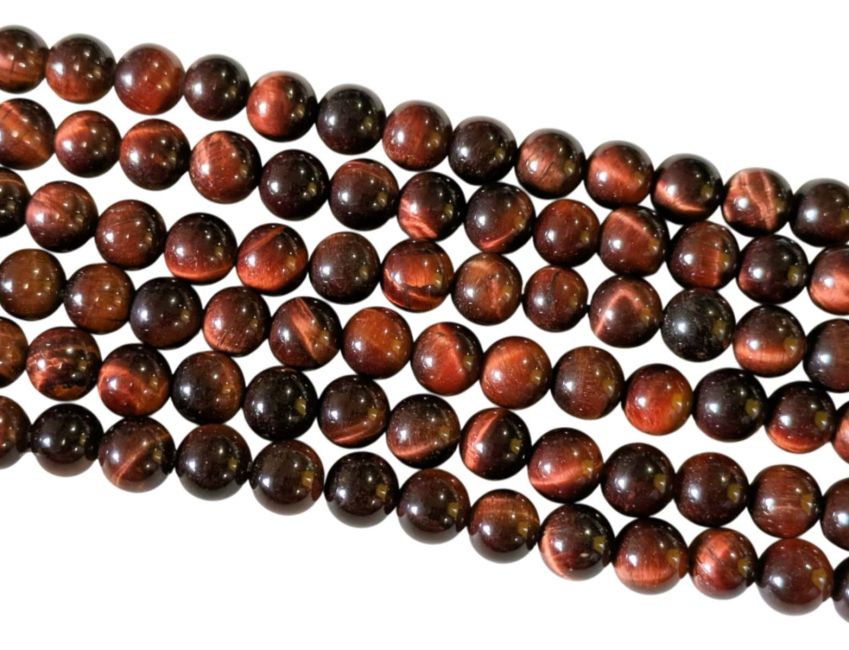 Olho de boi Contas AA 6mm em arame 40cm