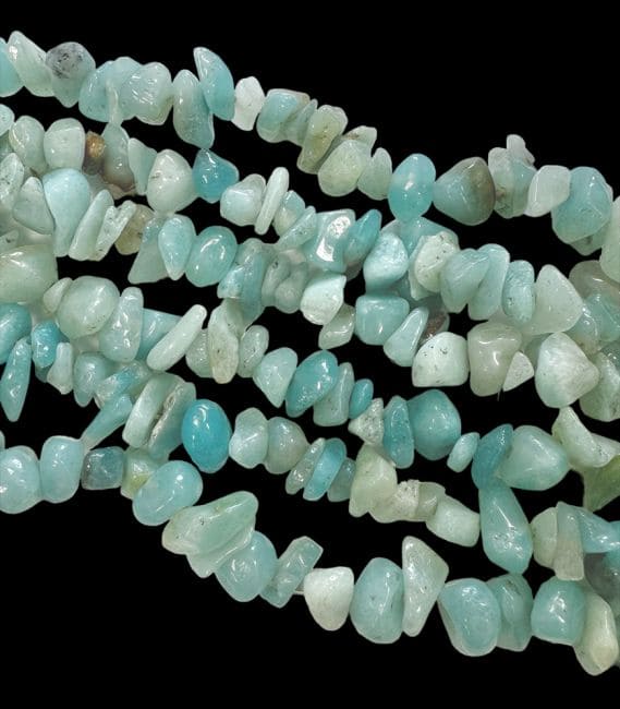 incenso em Amazonite A chips 5-8mm em fio 80cm|pt