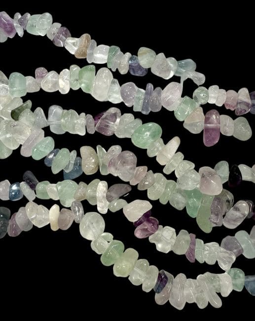 incenso em Fluorite A multicolorida lascas 3-8mm em fio 80cm|pt
