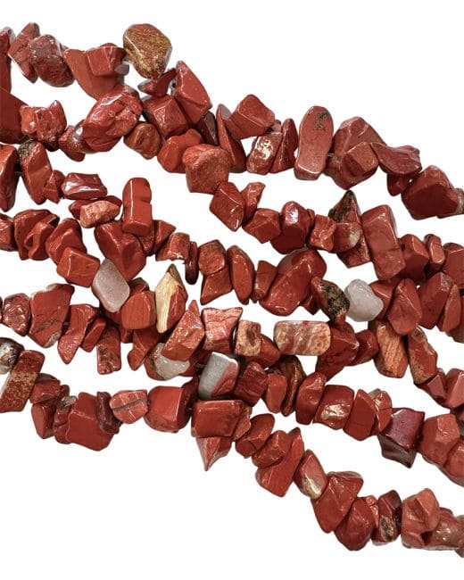 incenso em Pedras Jaspe Vermelho A 5-8mm em arame 80cm