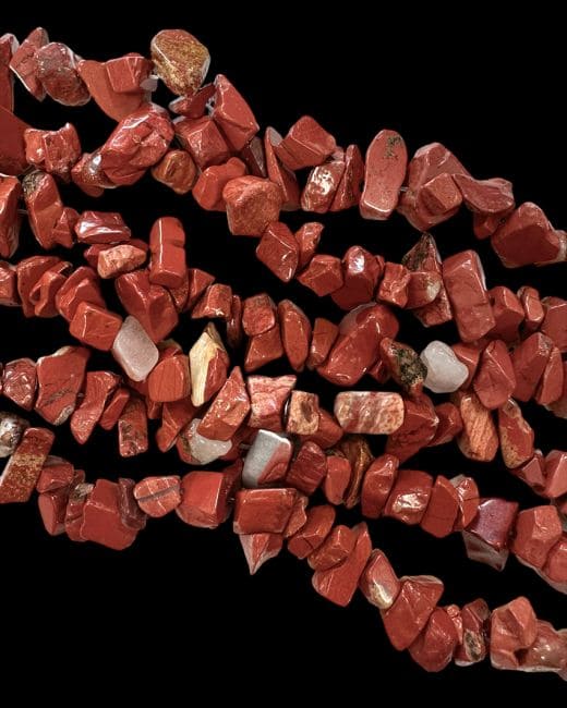 incenso em Pedras Jaspe Vermelho A 5-8mm em arame 80cm|pt