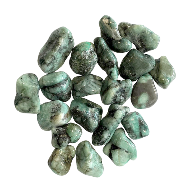 Esmeralda A Pedras Roladas 2-3cm 250g