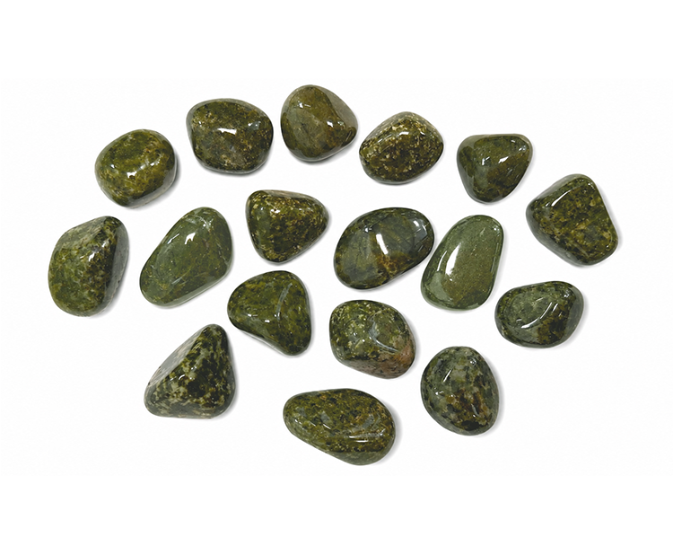 Epidoto AB Pedras Roladas 2-3cm 250g