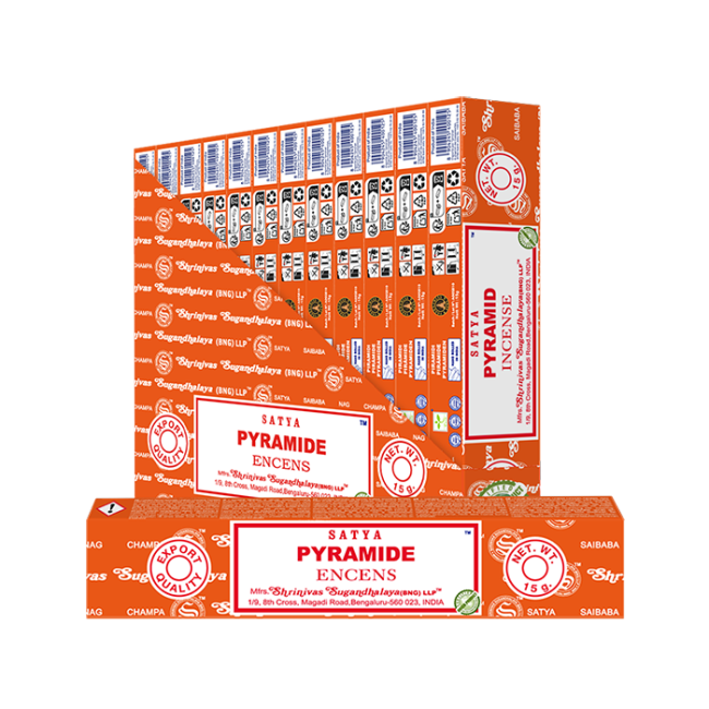 Incenso Satya Pirâmides Masala 15g