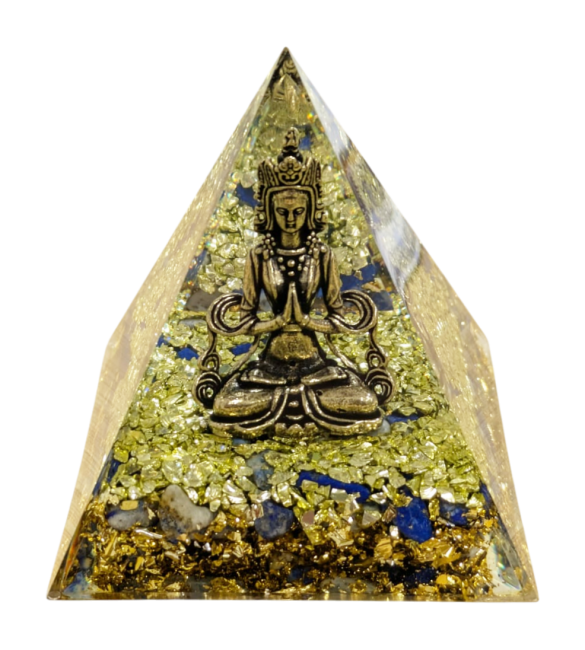 Pirâmide de Orgonite Shiva + Lápis