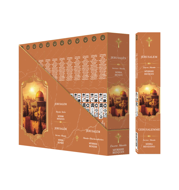 incenso em Incenso Fragrances & Sens Jerusalém Masala 15g