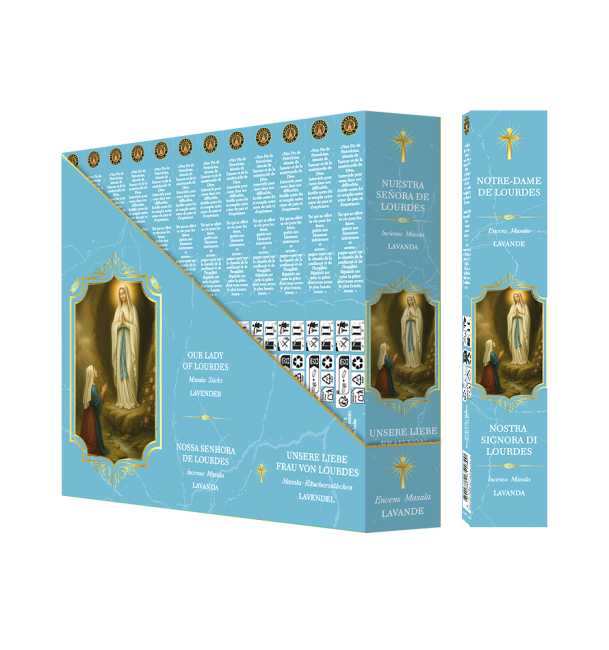 incenso em Incenso Fragrances & Sens Nossa Senhora de Lourdes Masala 15g