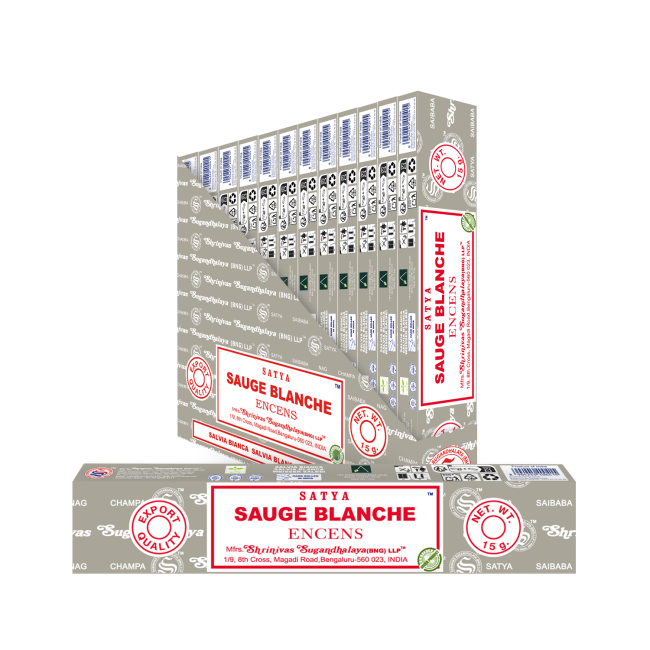incenso em Incenso de Sálvia Branca Satya 15g 2026