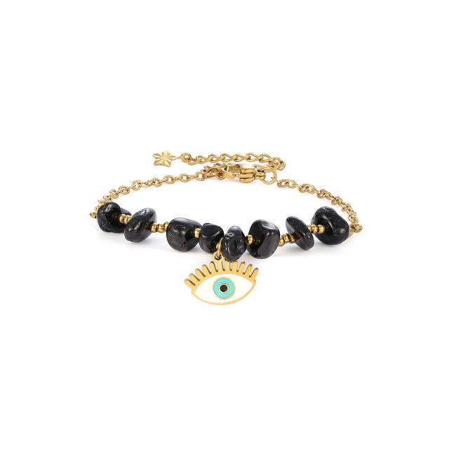 Pulseira de Proteção em Turmalina Negra A – Mau-Olhado