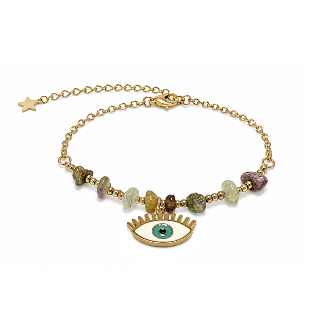 Pulseira de Proteção em Turmalina Multicolor A – Mau-Olhado