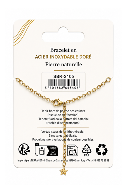 incenso em Pulseira protetora de turmalina multicolorida – Protetor ocular|pt
