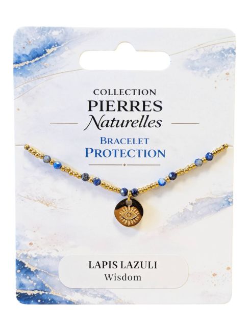 Pulseira de Proteção em Lápis-Lazúli A – Olho Protetor