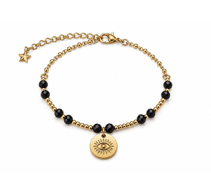 Pulseira Protetora de Espinélio Preto A – Protetor Ocular