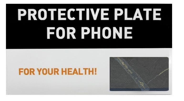 incenso em Shungite Placa adesiva anti-radiação magnética Retangular