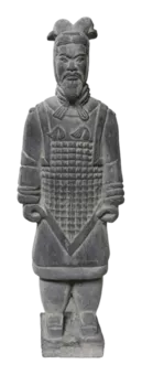 Estátua Negra em Terracota Geral 20cm