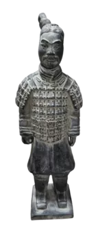 Estátua Negra em Terracota Geral 25cm