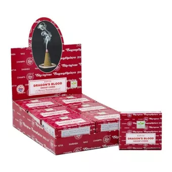 Cones de Incenso Satya Sangue de Dragão 24g
