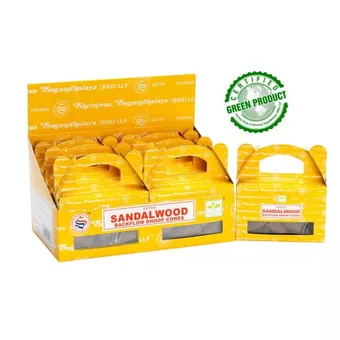Cones de Escoamento Satya Sândalo 6pcs