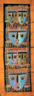 Máscaras Batik 45x150 cm