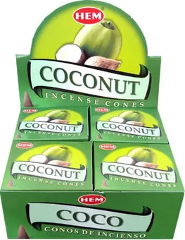 Incenso de Coco Hem cones