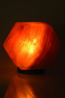 Lâmpada de sal em formato de diamante 3-4Kg